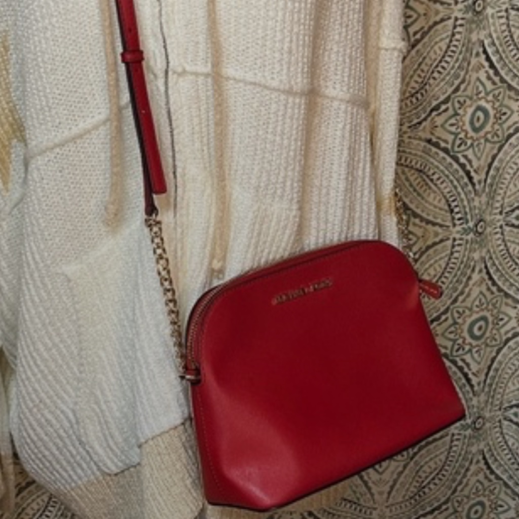 Michael Kors Bold Red Crossbody Bag